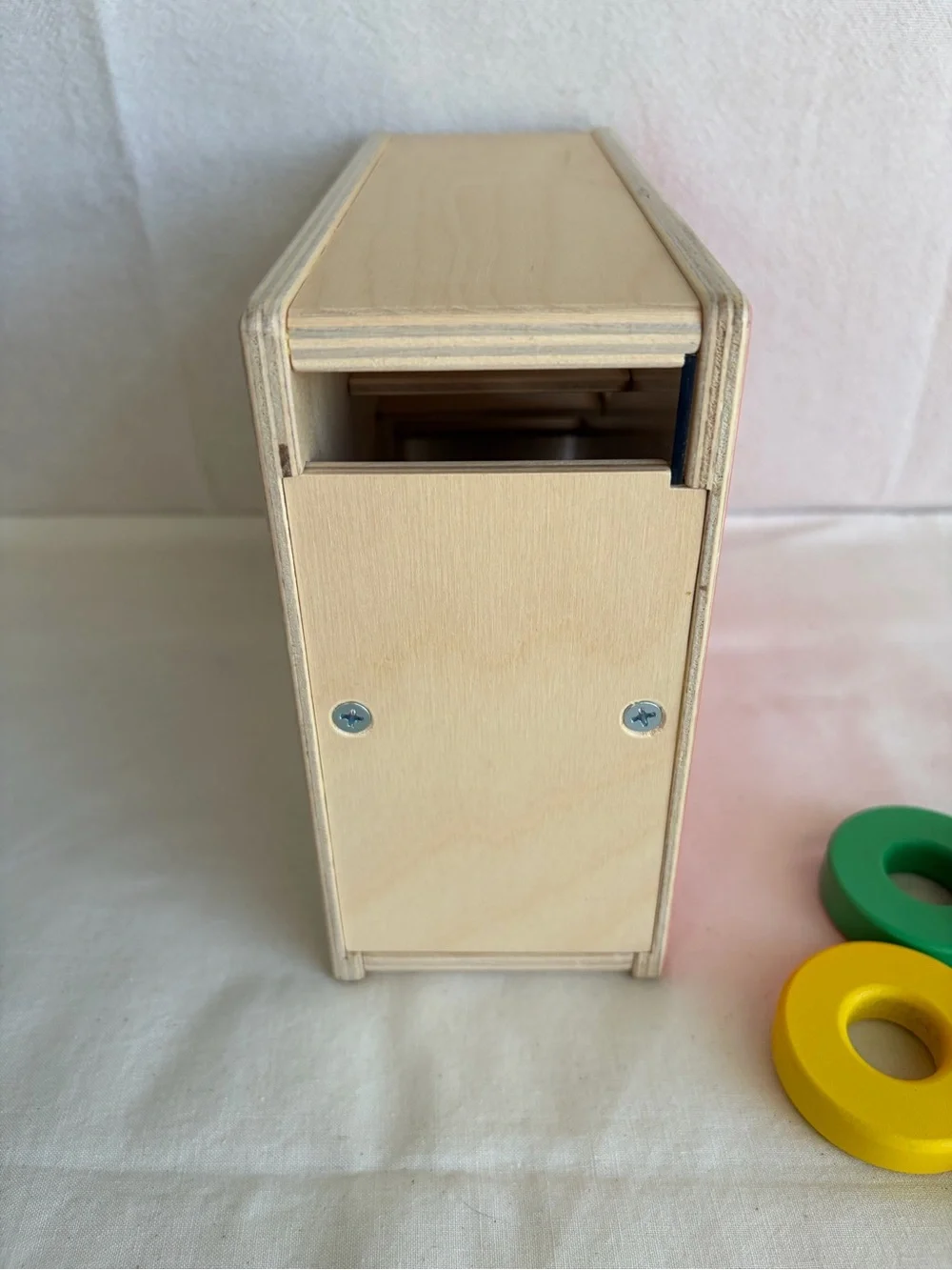 Lovevery Count and Slide Ring Chute Wooden Montessori baby toddler Toy